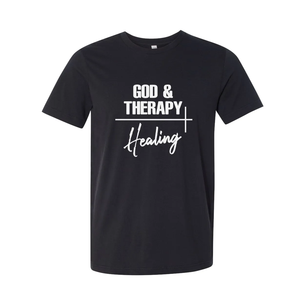 God & Therapy Inspirational Unisex T-Shirt