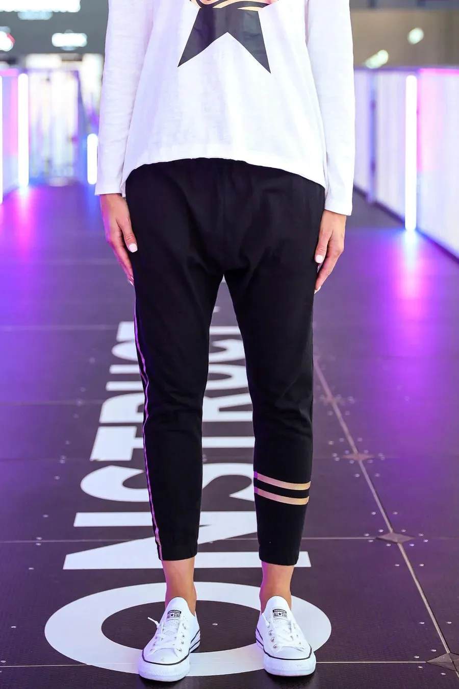 Golden Stripes Jogger