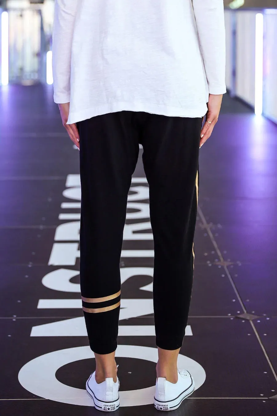 Golden Stripes Jogger