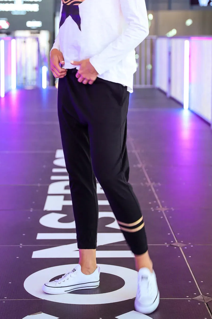Golden Stripes Jogger