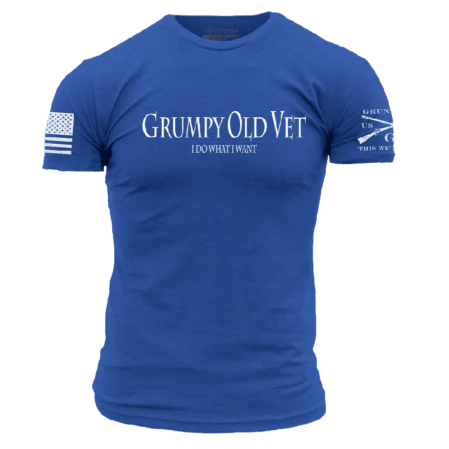 Grumpy Old Vet T-Shirt - Royal