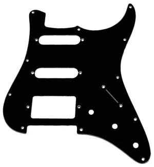 GT 3-Ply ST-Style 2SC/1HB Electric Guitar Pickguard in Black (Pk-1)