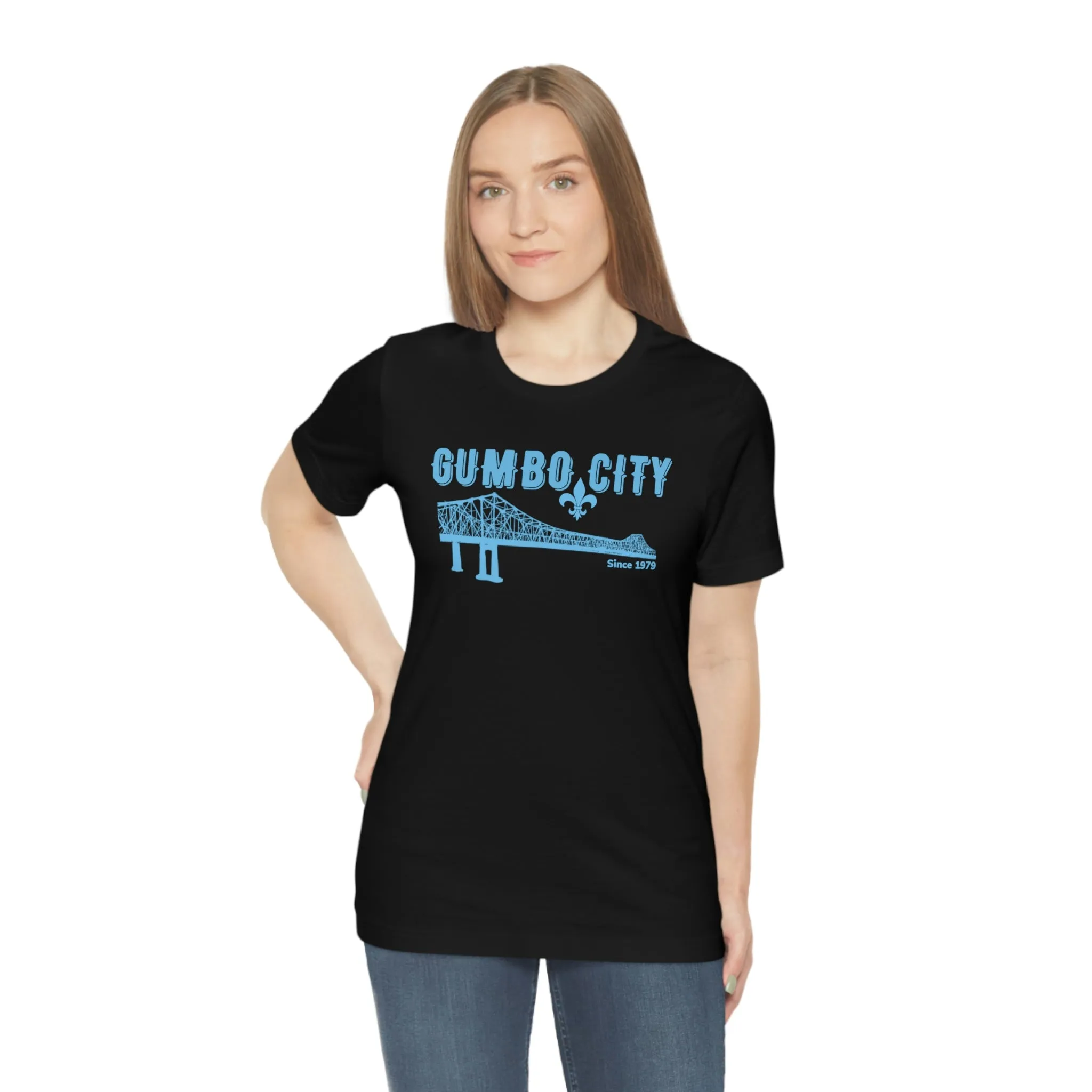 Gumbo City Tee (Sky Blue Design)