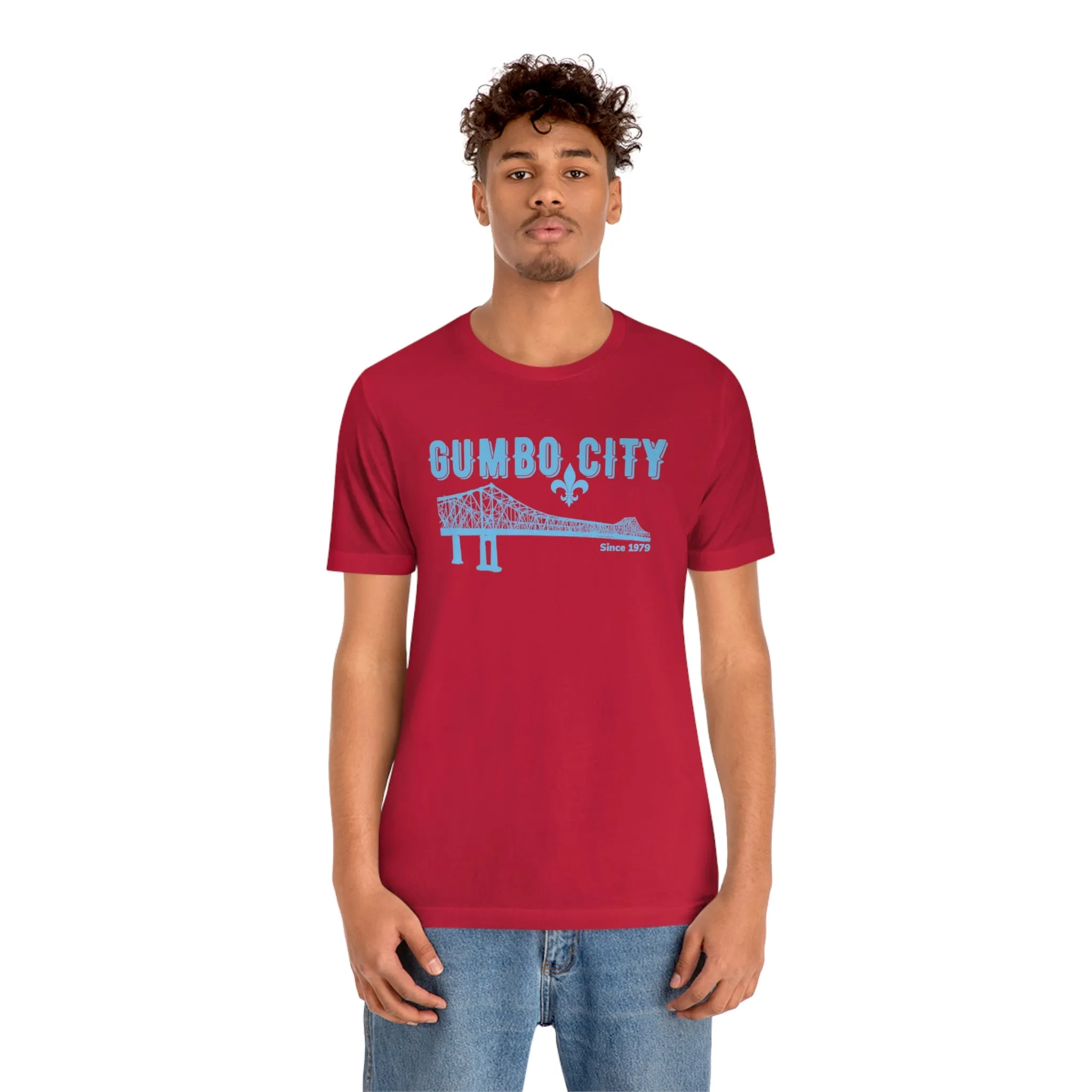 Gumbo City Tee (Sky Blue Design)
