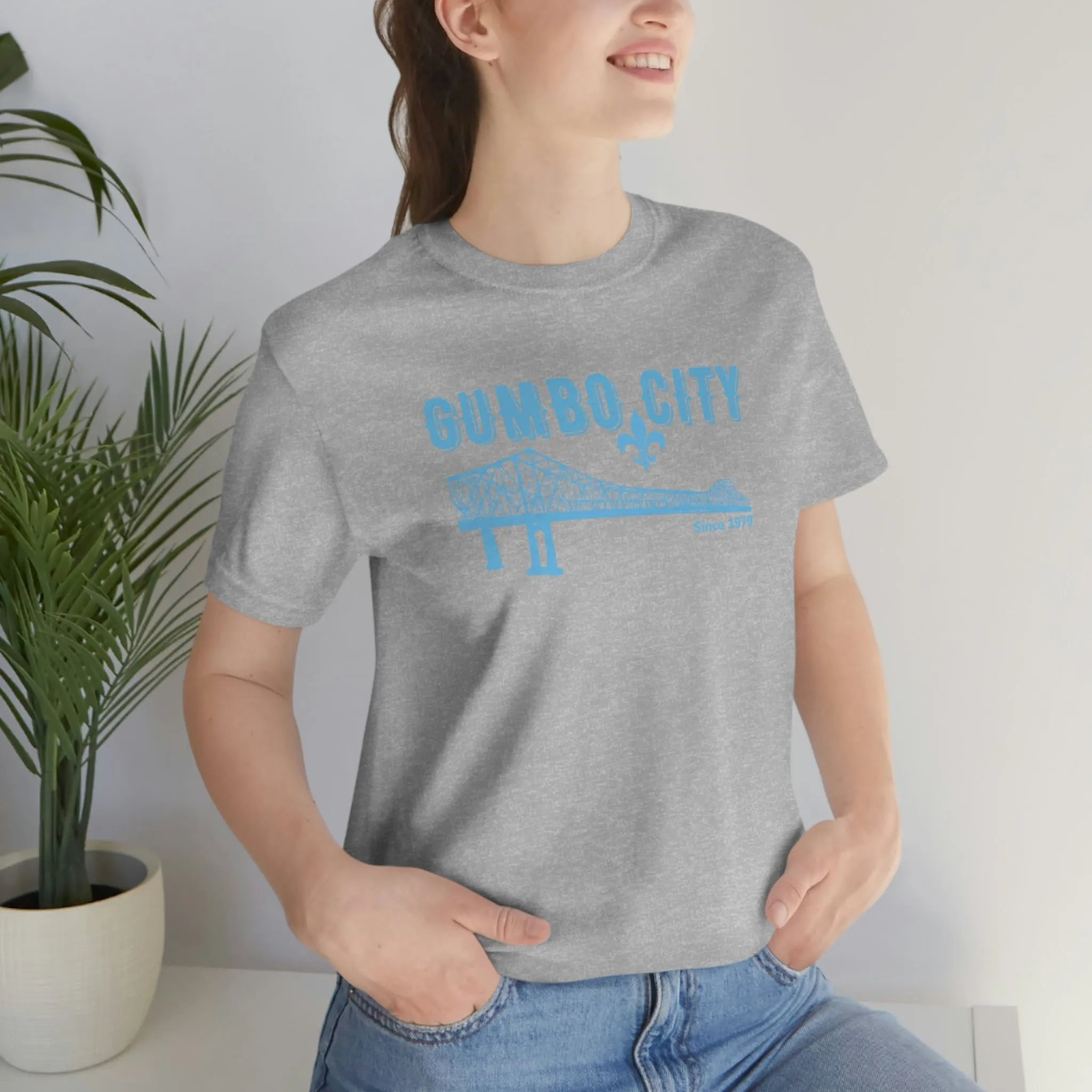 Gumbo City Tee (Sky Blue Design)