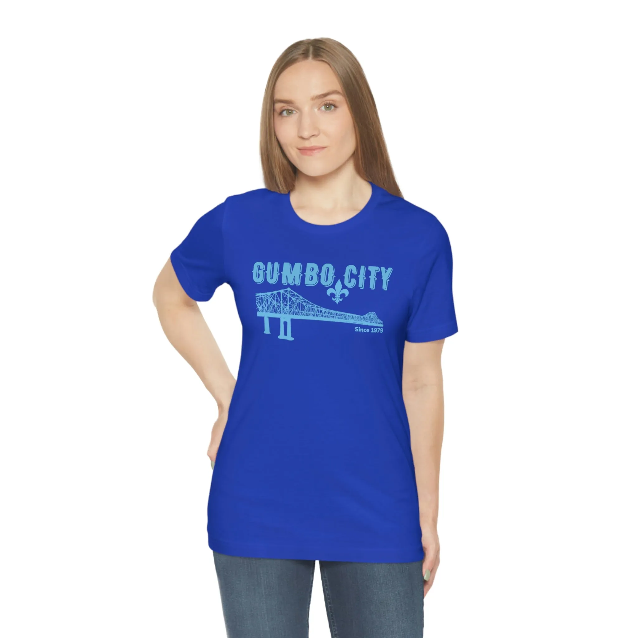 Gumbo City Tee (Sky Blue Design)