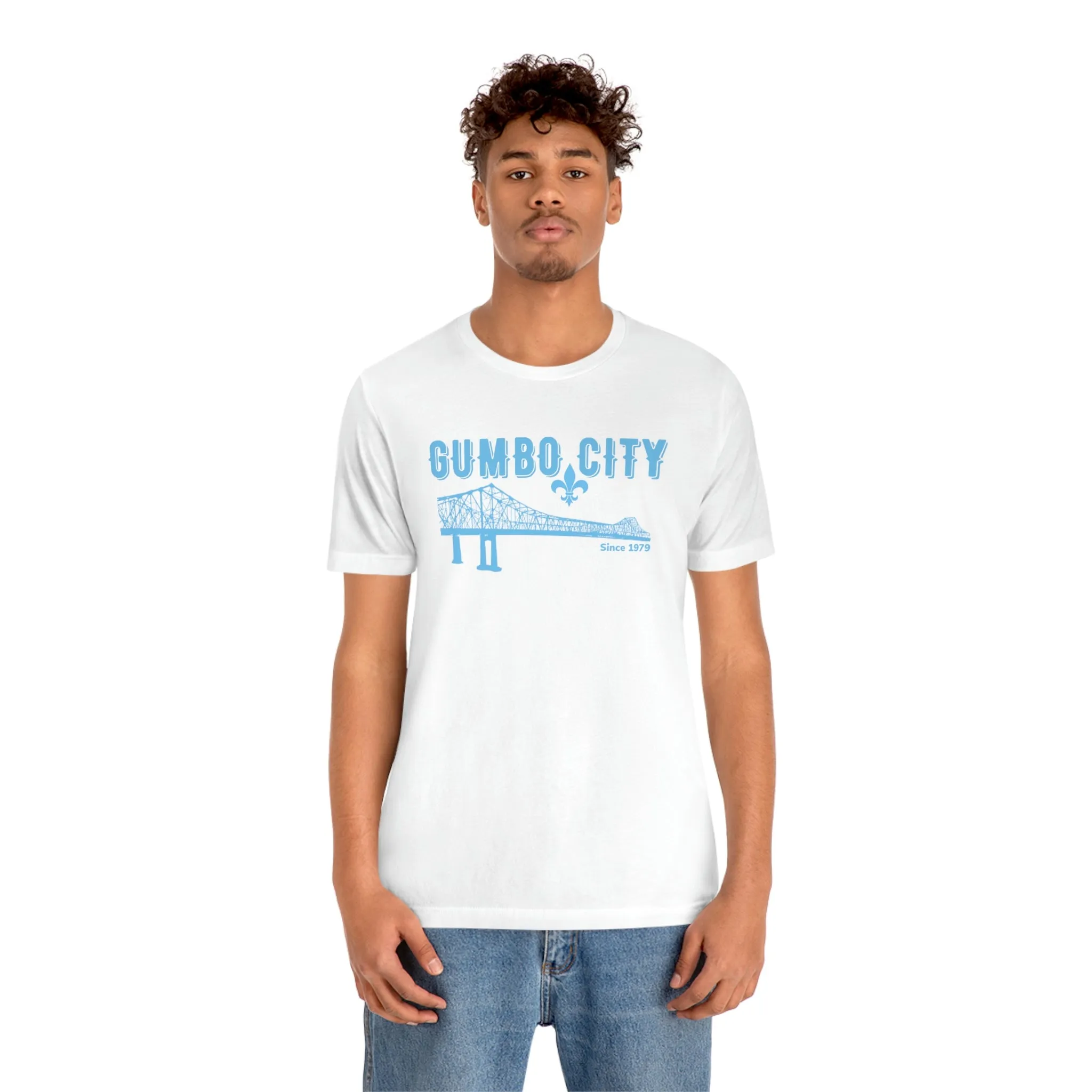 Gumbo City Tee (Sky Blue Design)