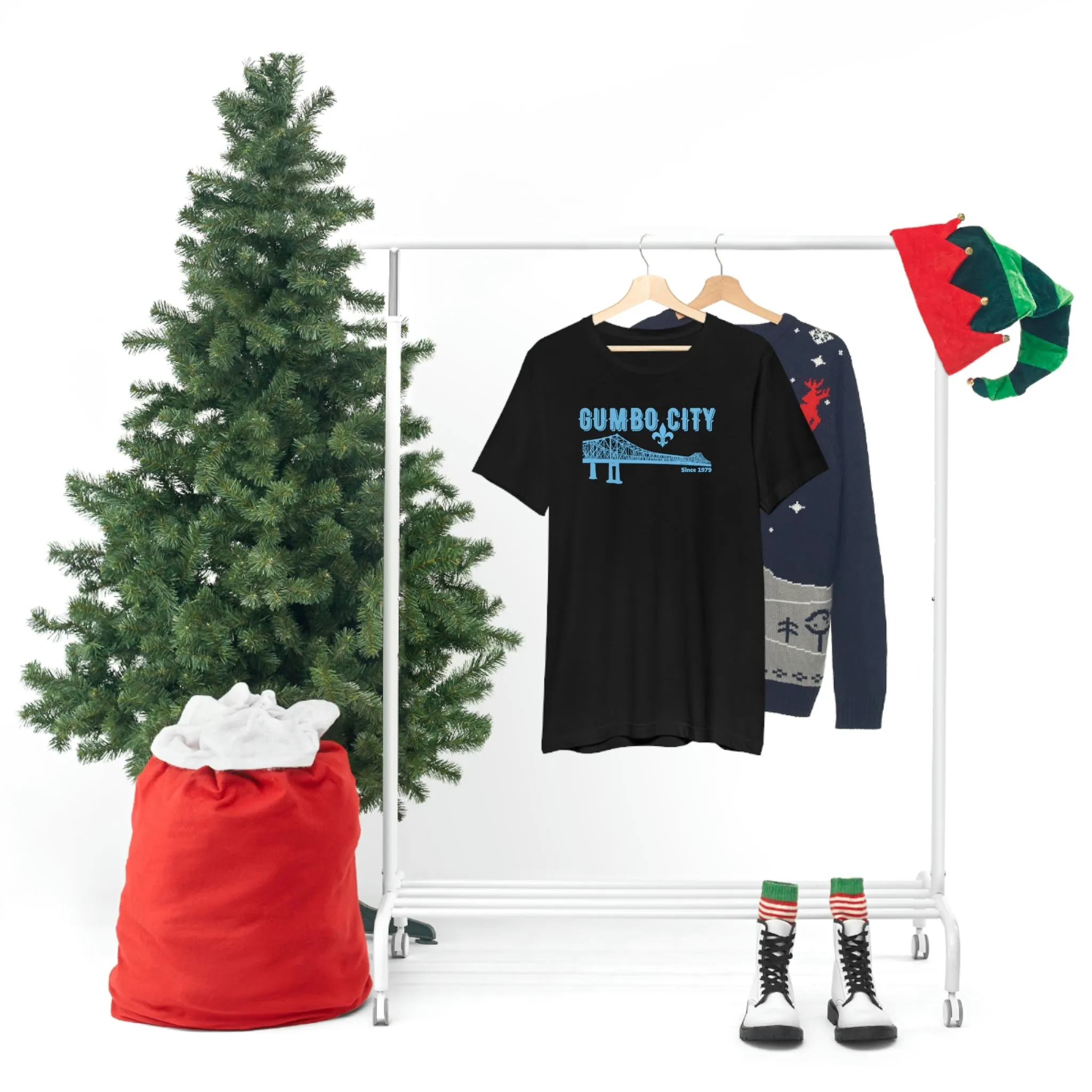 Gumbo City Tee (Sky Blue Design)
