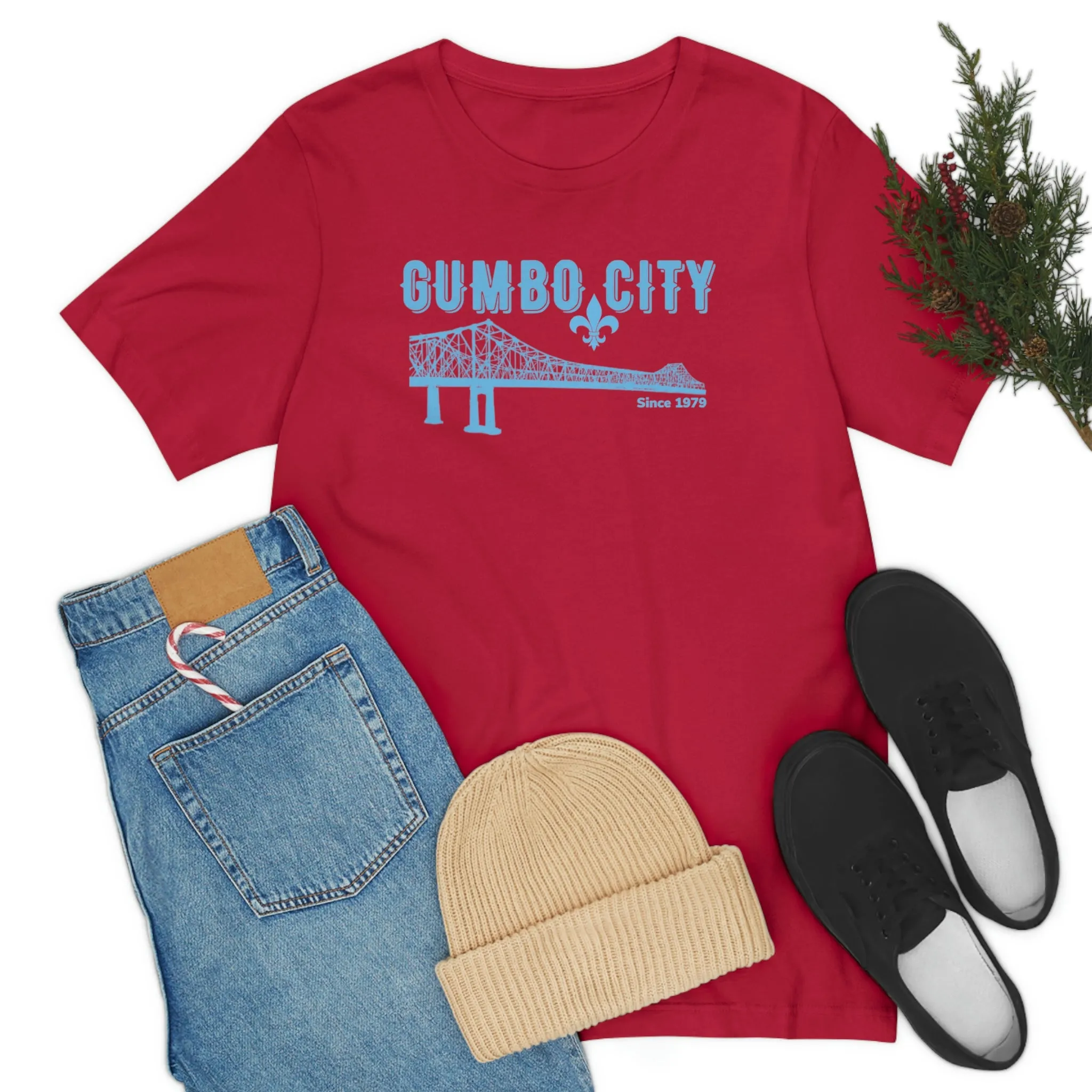 Gumbo City Tee (Sky Blue Design)