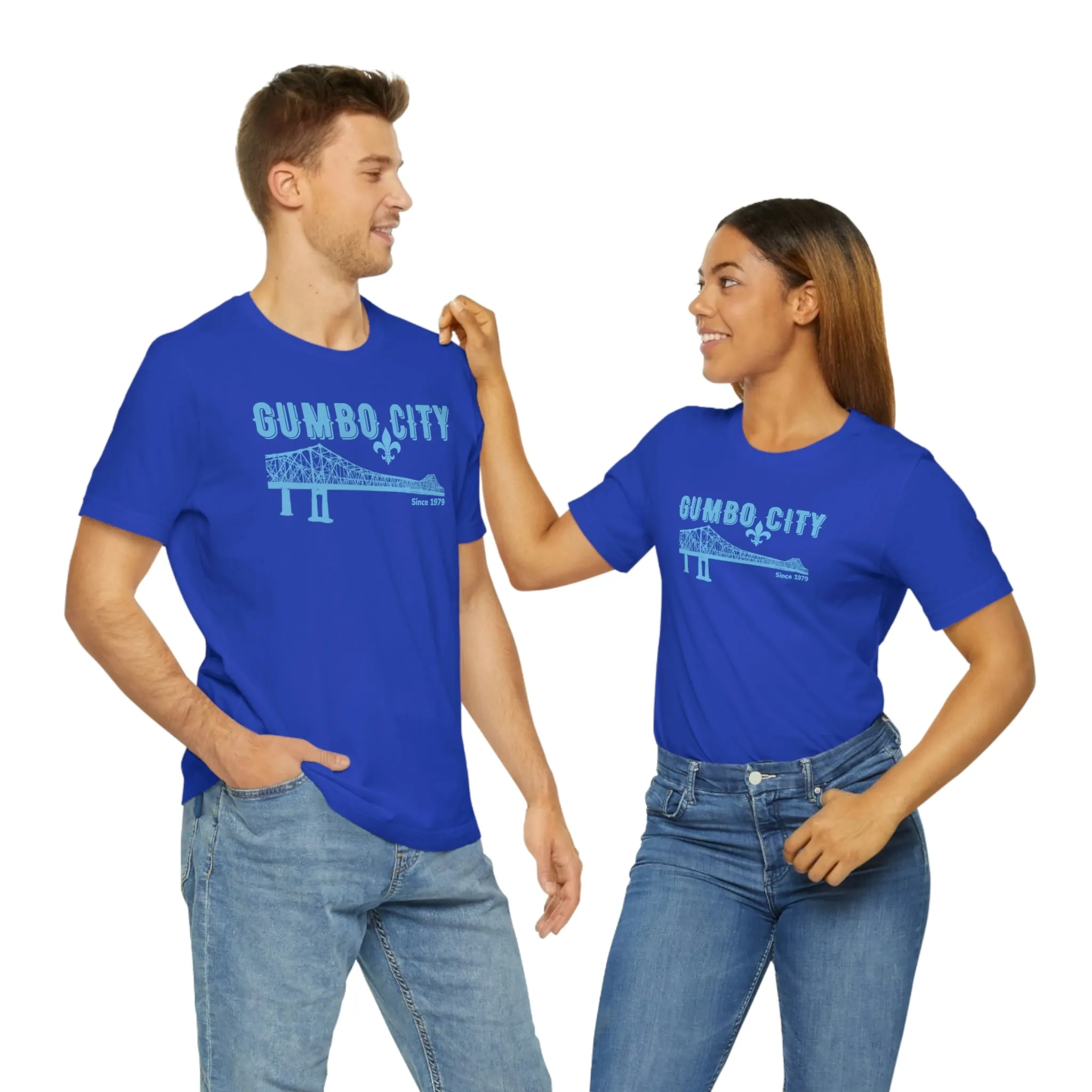 Gumbo City Tee (Sky Blue Design)