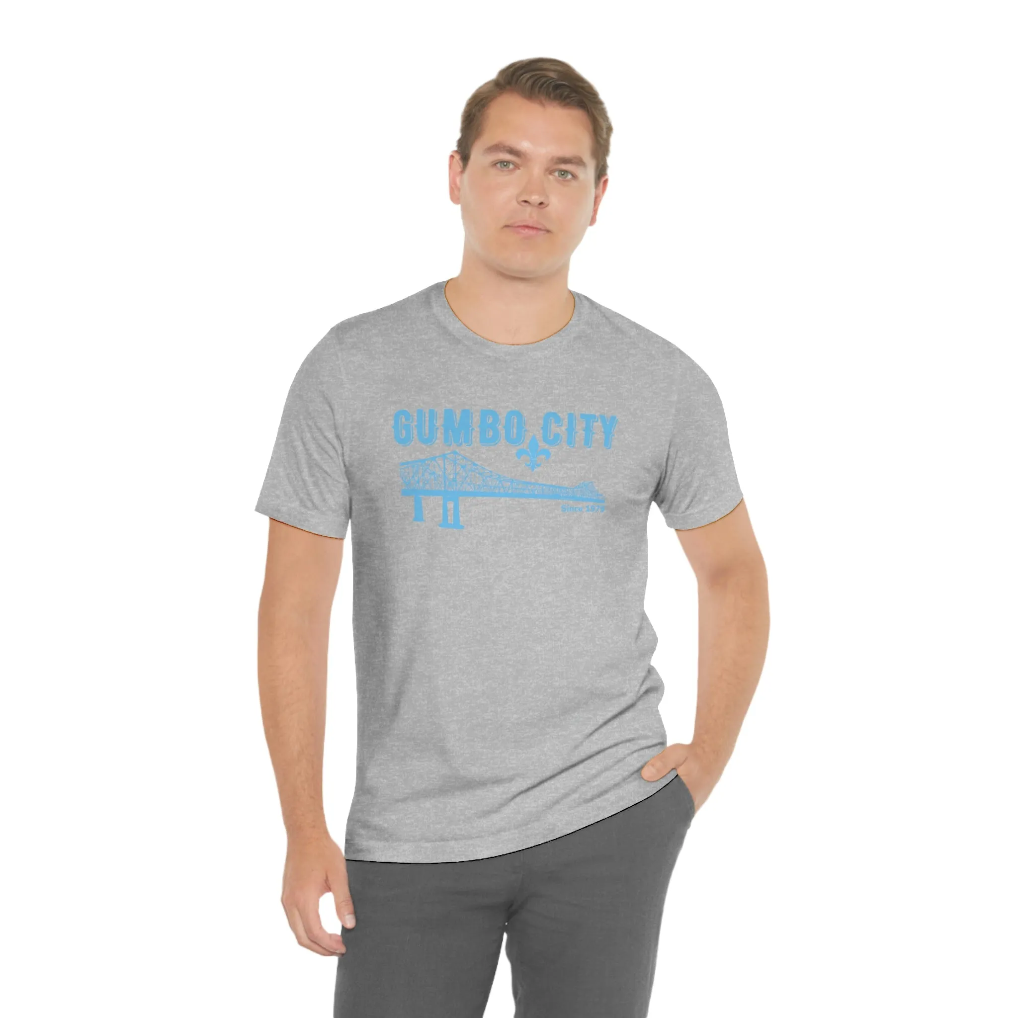 Gumbo City Tee (Sky Blue Design)
