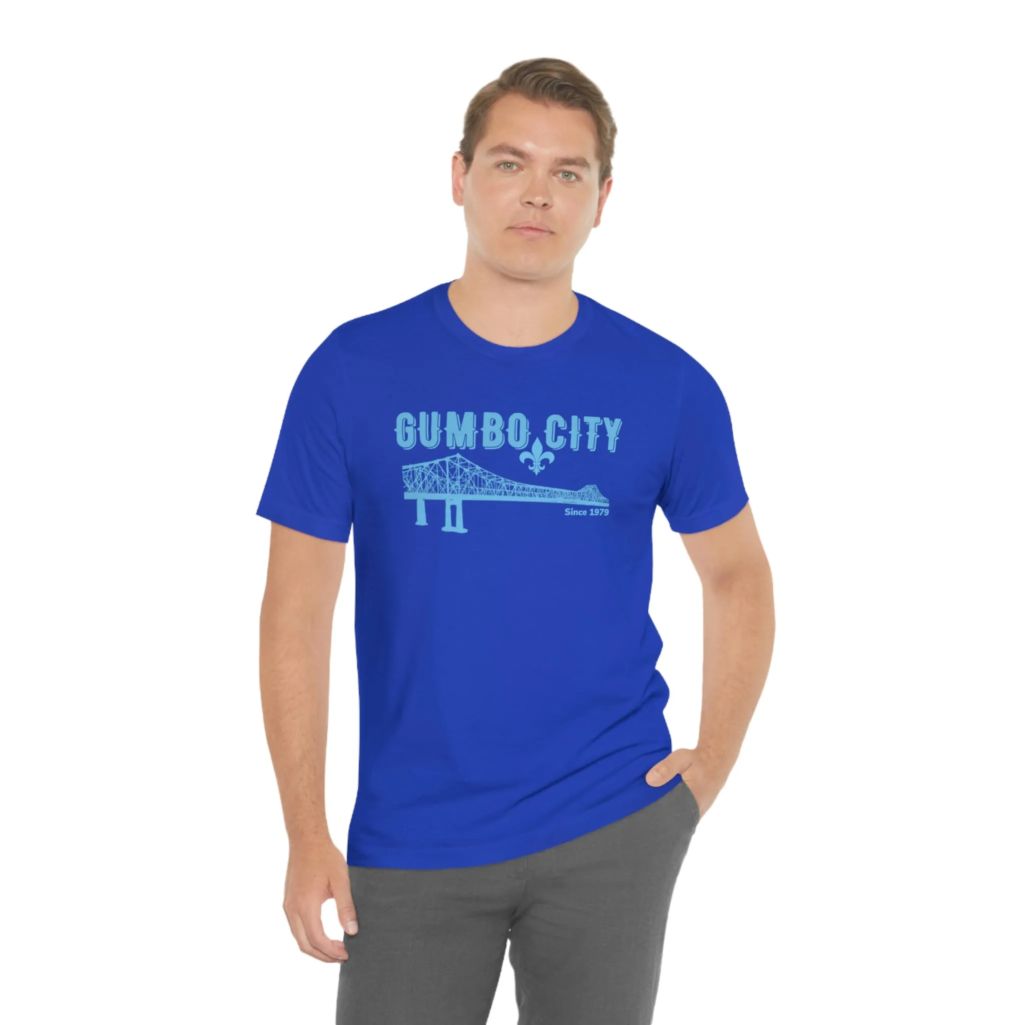 Gumbo City Tee (Sky Blue Design)
