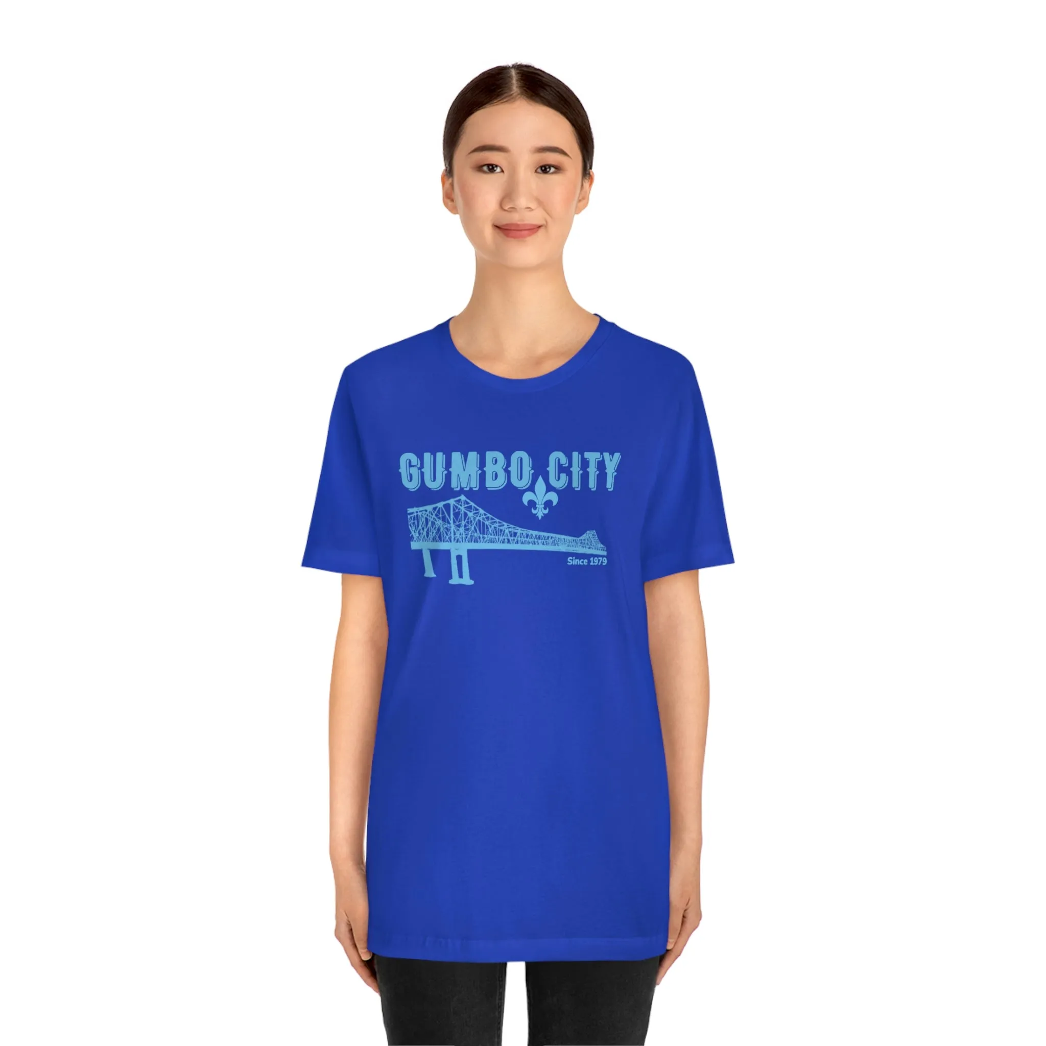 Gumbo City Tee (Sky Blue Design)