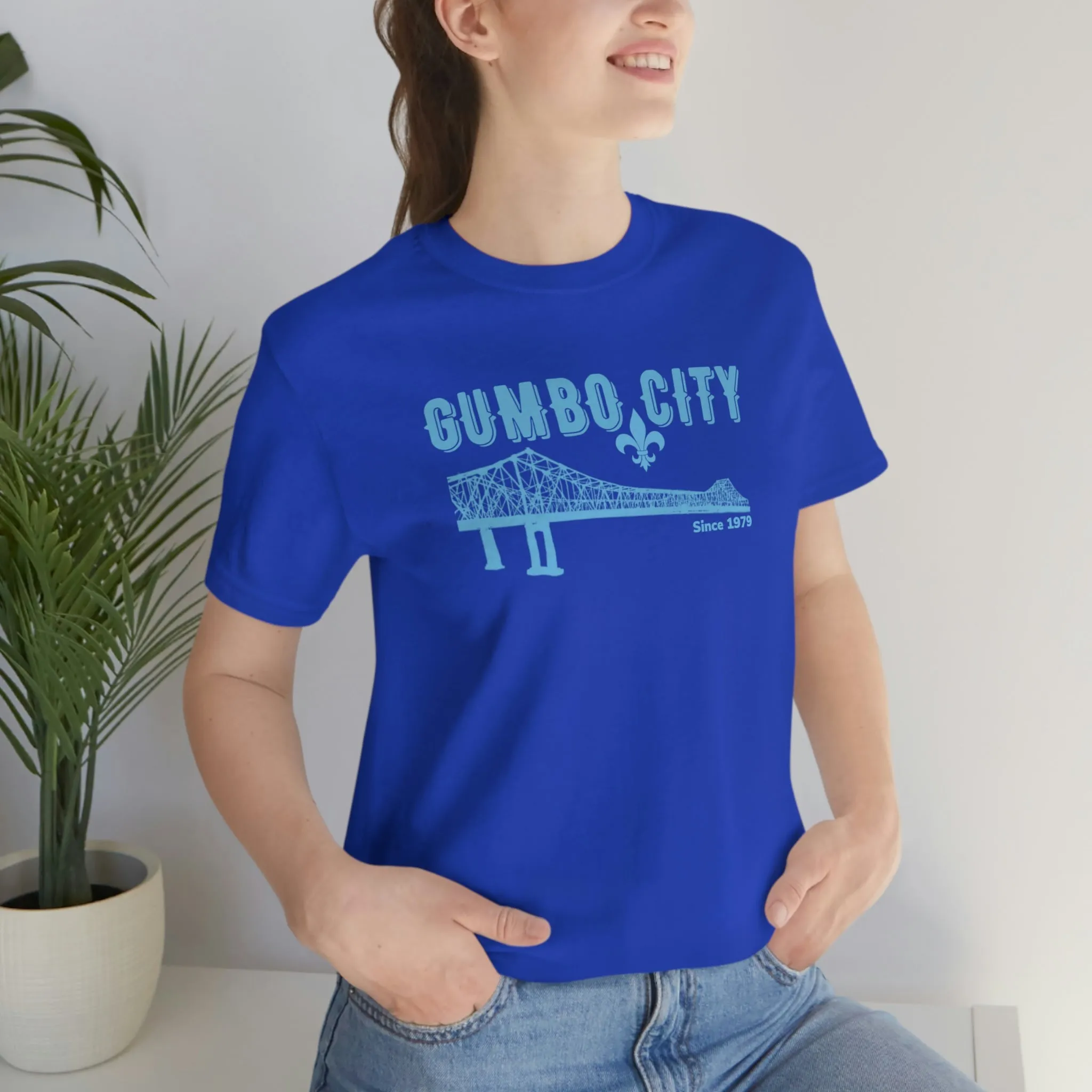Gumbo City Tee (Sky Blue Design)