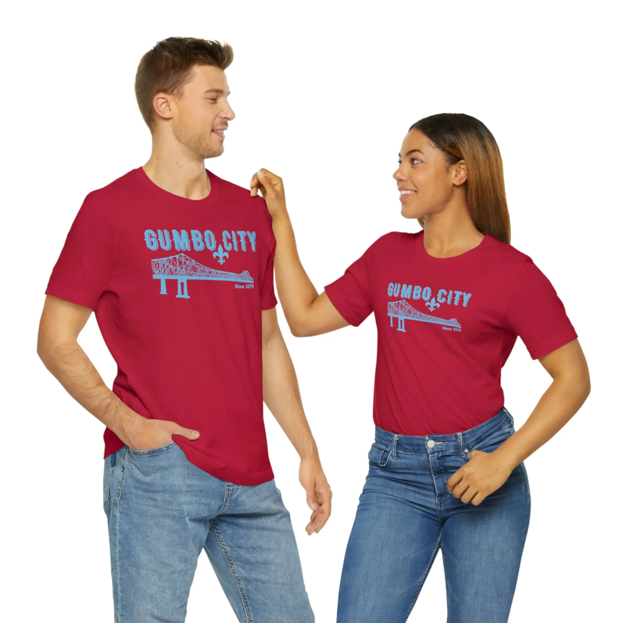 Gumbo City Tee (Sky Blue Design)