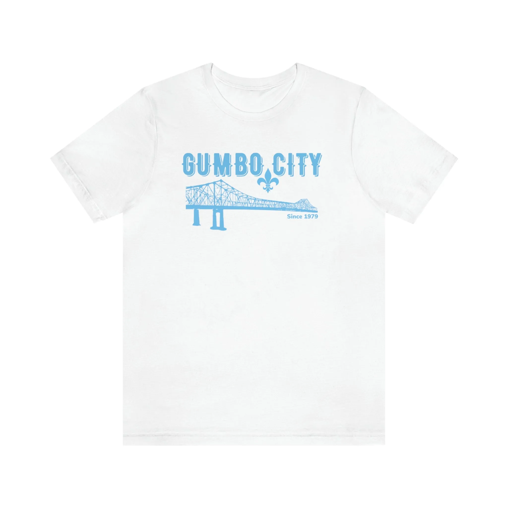 Gumbo City Tee (Sky Blue Design)
