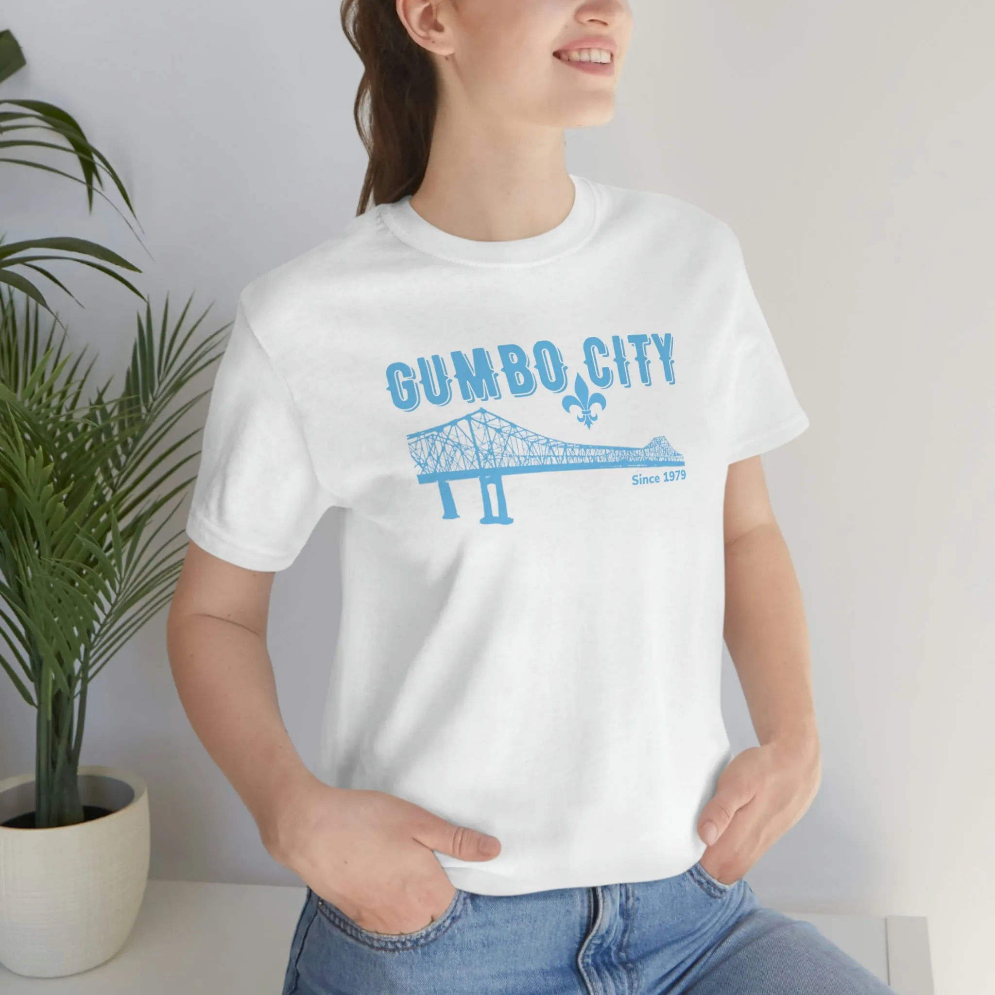 Gumbo City Tee (Sky Blue Design)