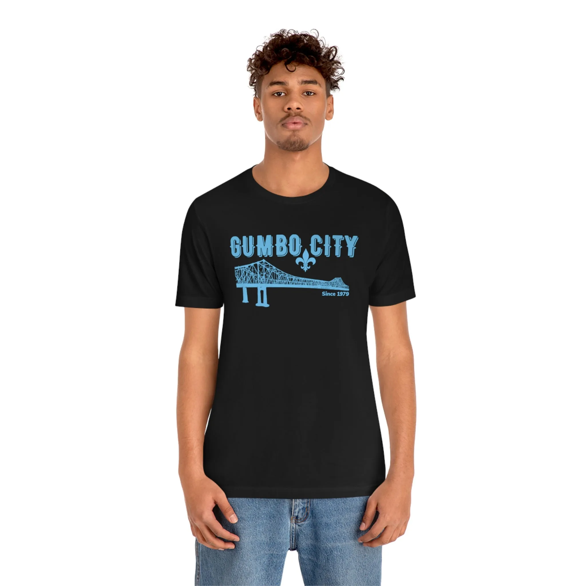 Gumbo City Tee (Sky Blue Design)