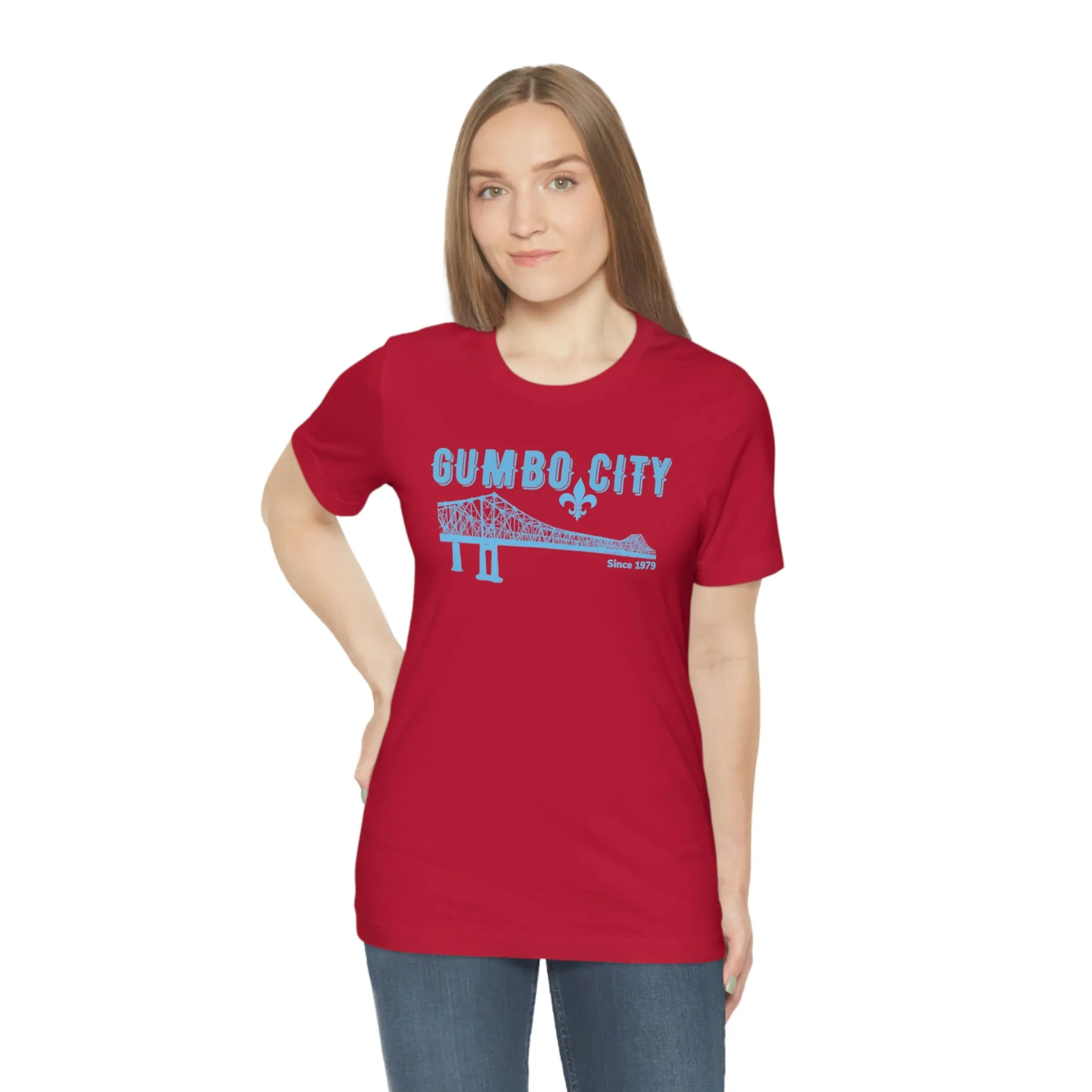 Gumbo City Tee (Sky Blue Design)