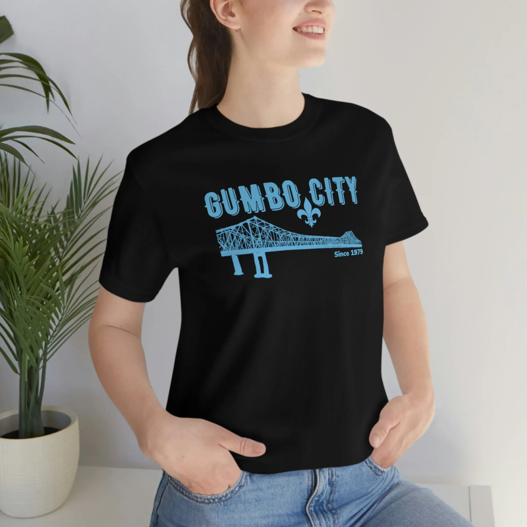 Gumbo City Tee (Sky Blue Design)