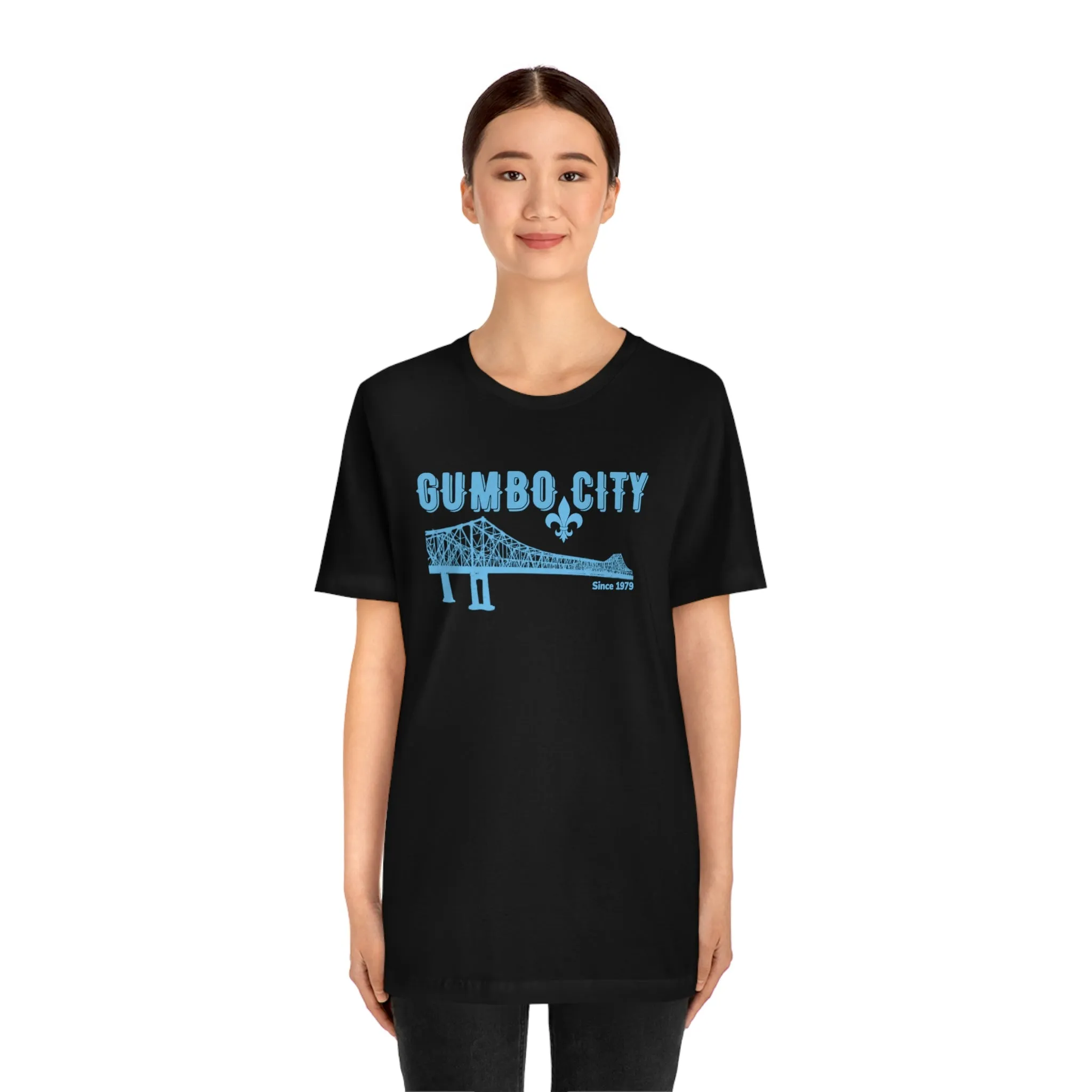Gumbo City Tee (Sky Blue Design)