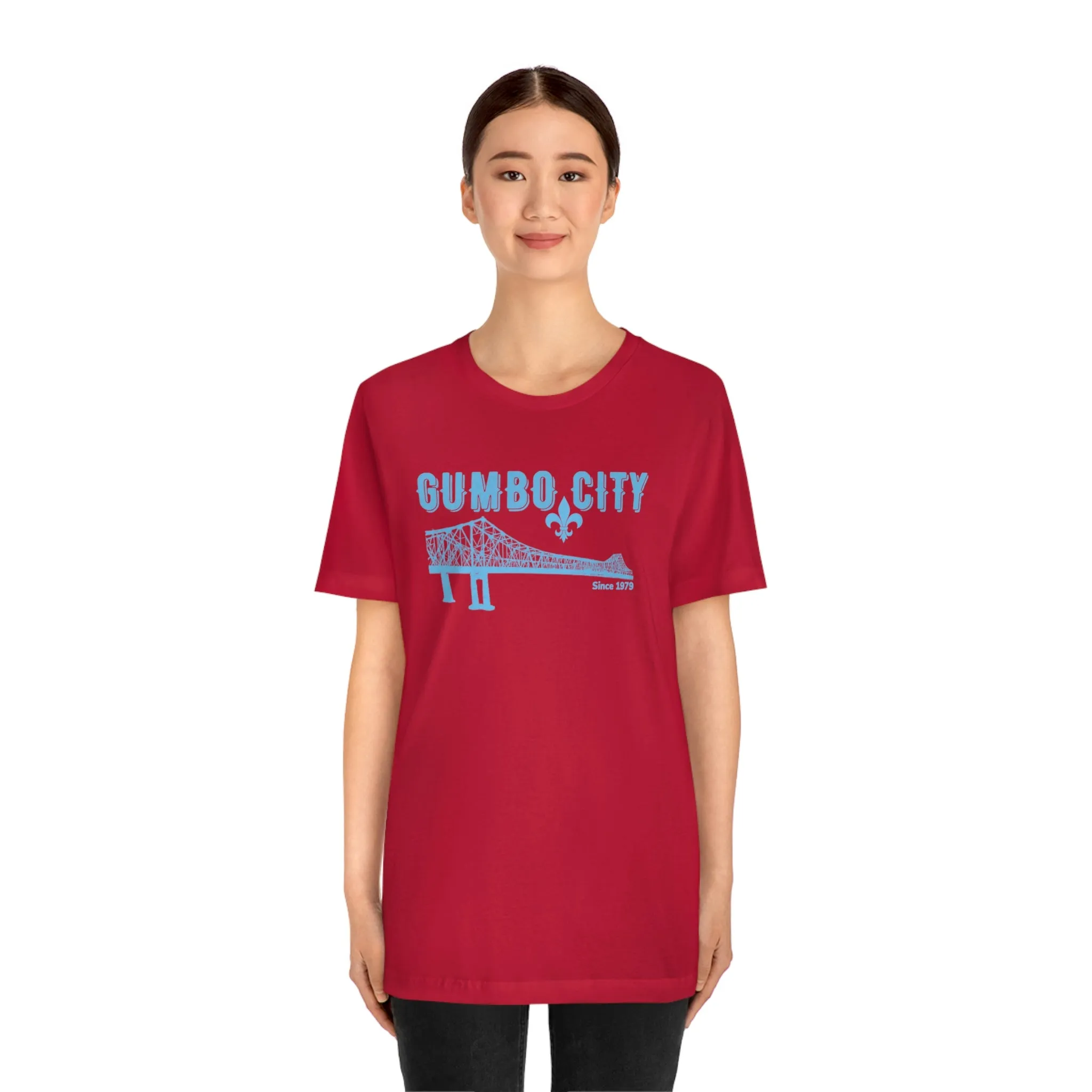 Gumbo City Tee (Sky Blue Design)