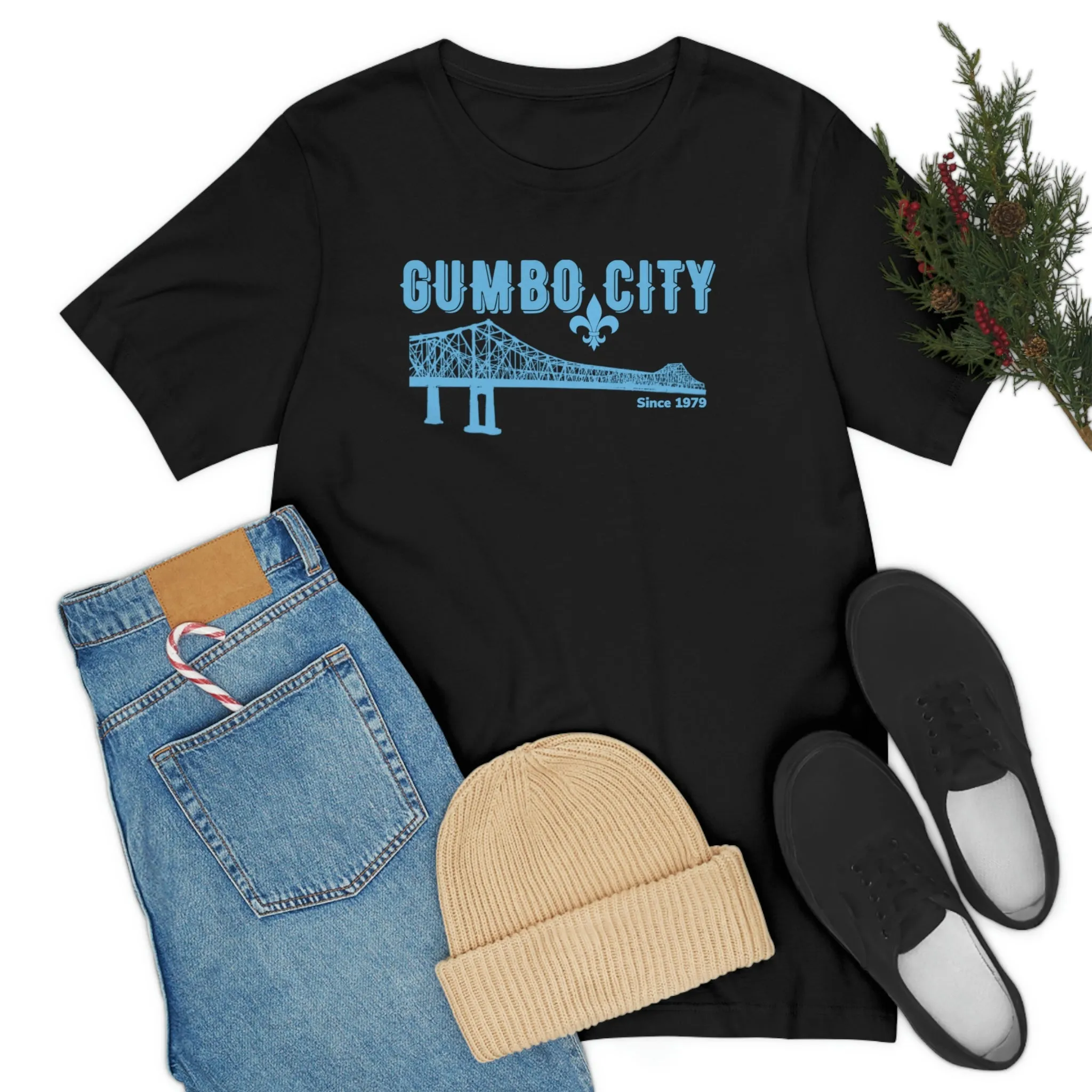 Gumbo City Tee (Sky Blue Design)