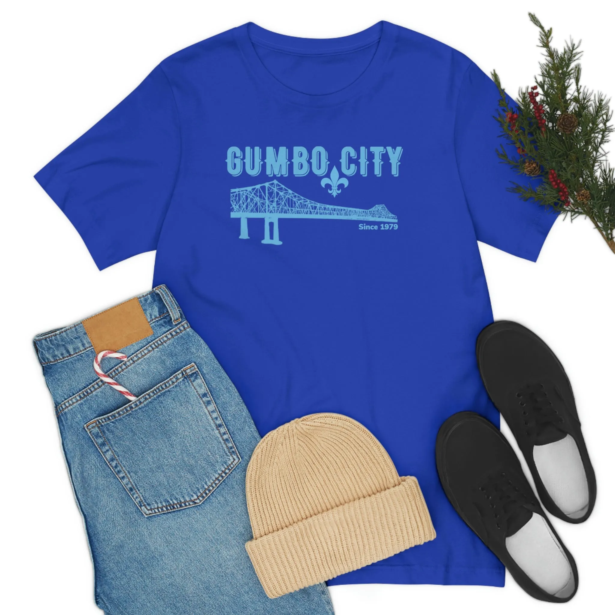 Gumbo City Tee (Sky Blue Design)