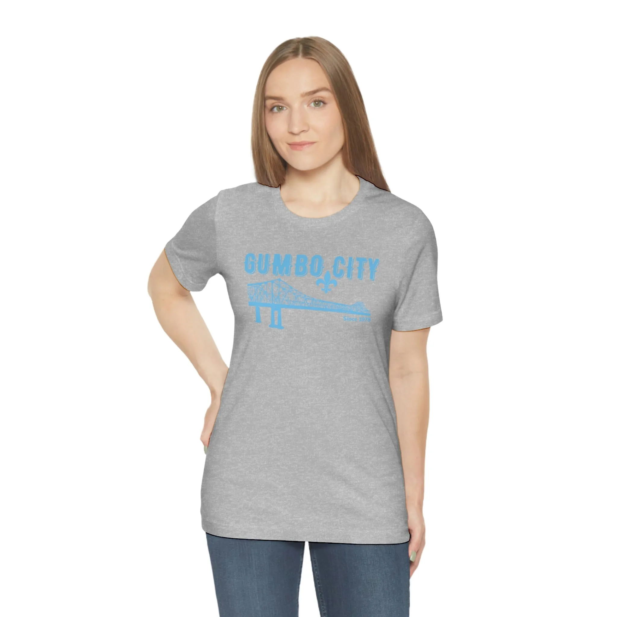 Gumbo City Tee (Sky Blue Design)