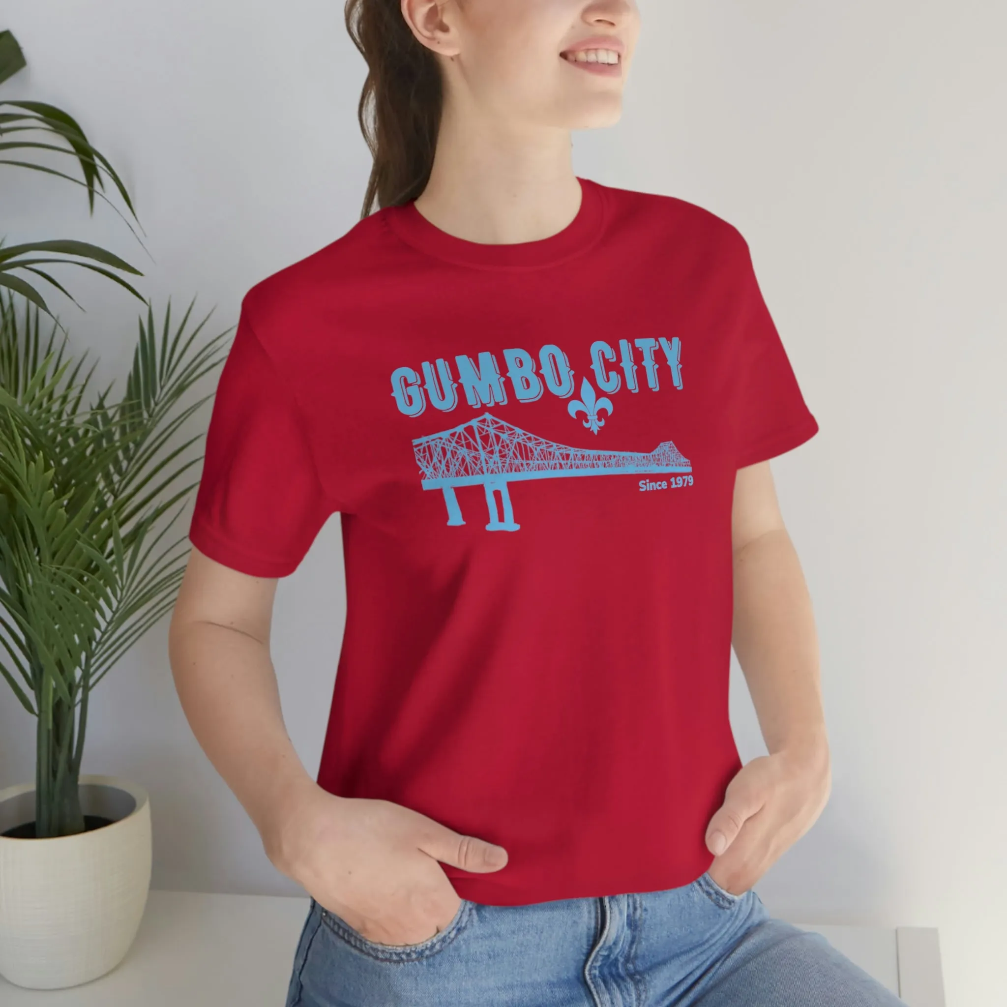 Gumbo City Tee (Sky Blue Design)