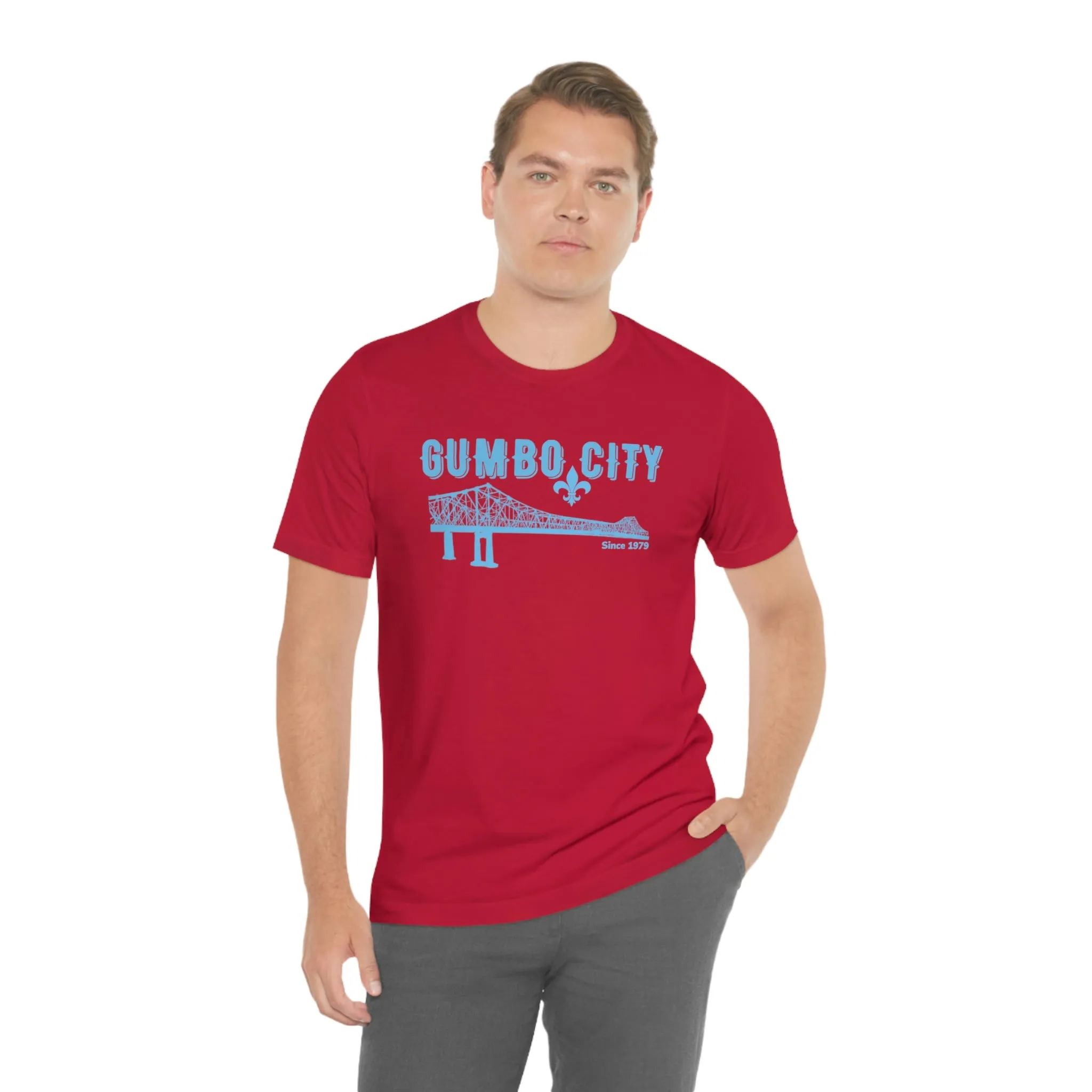 Gumbo City Tee (Sky Blue Design)