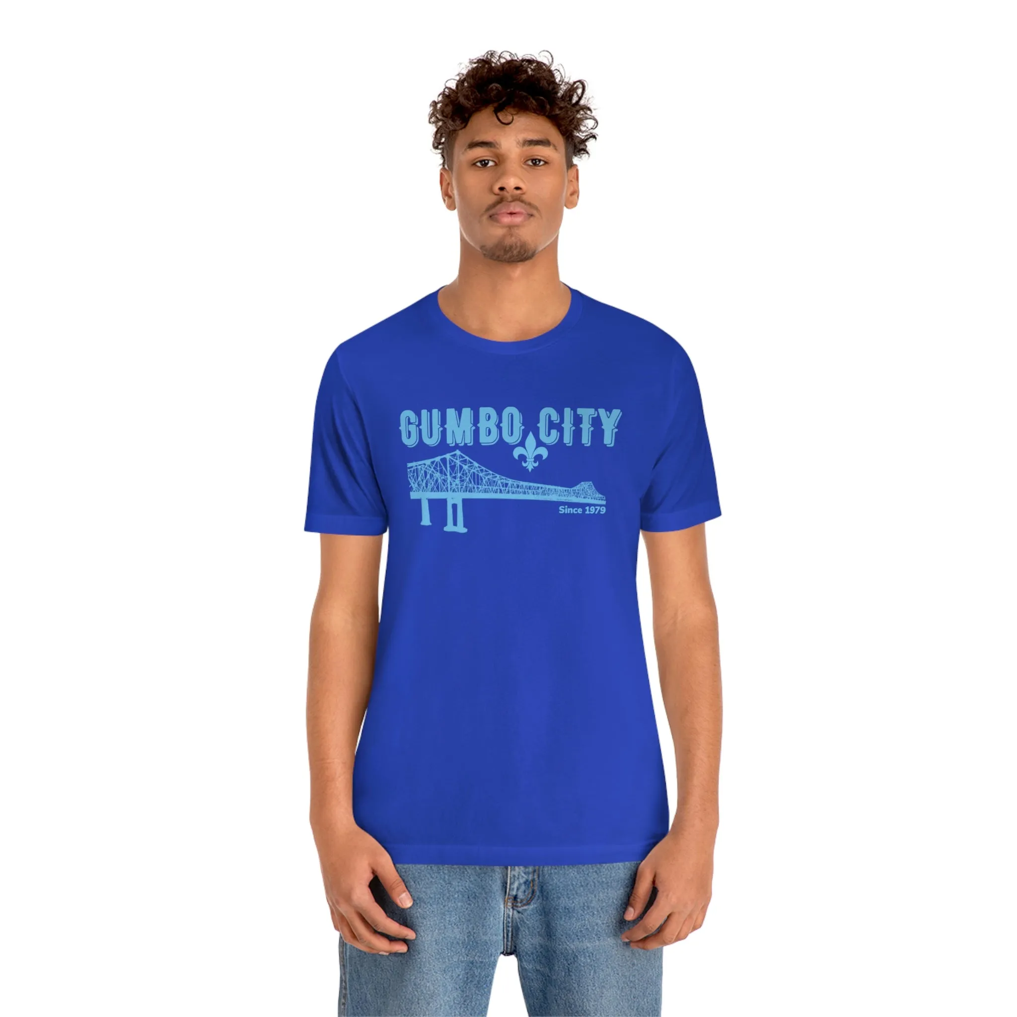 Gumbo City Tee (Sky Blue Design)