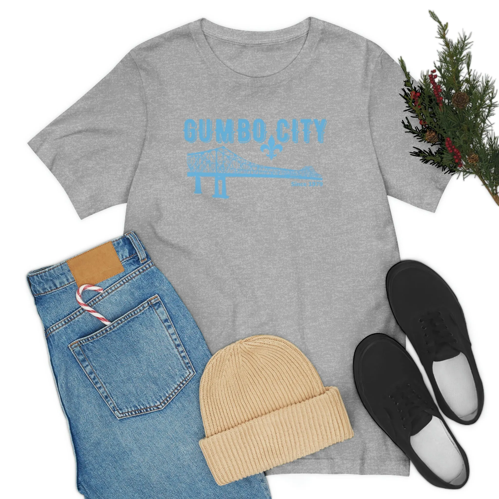 Gumbo City Tee (Sky Blue Design)