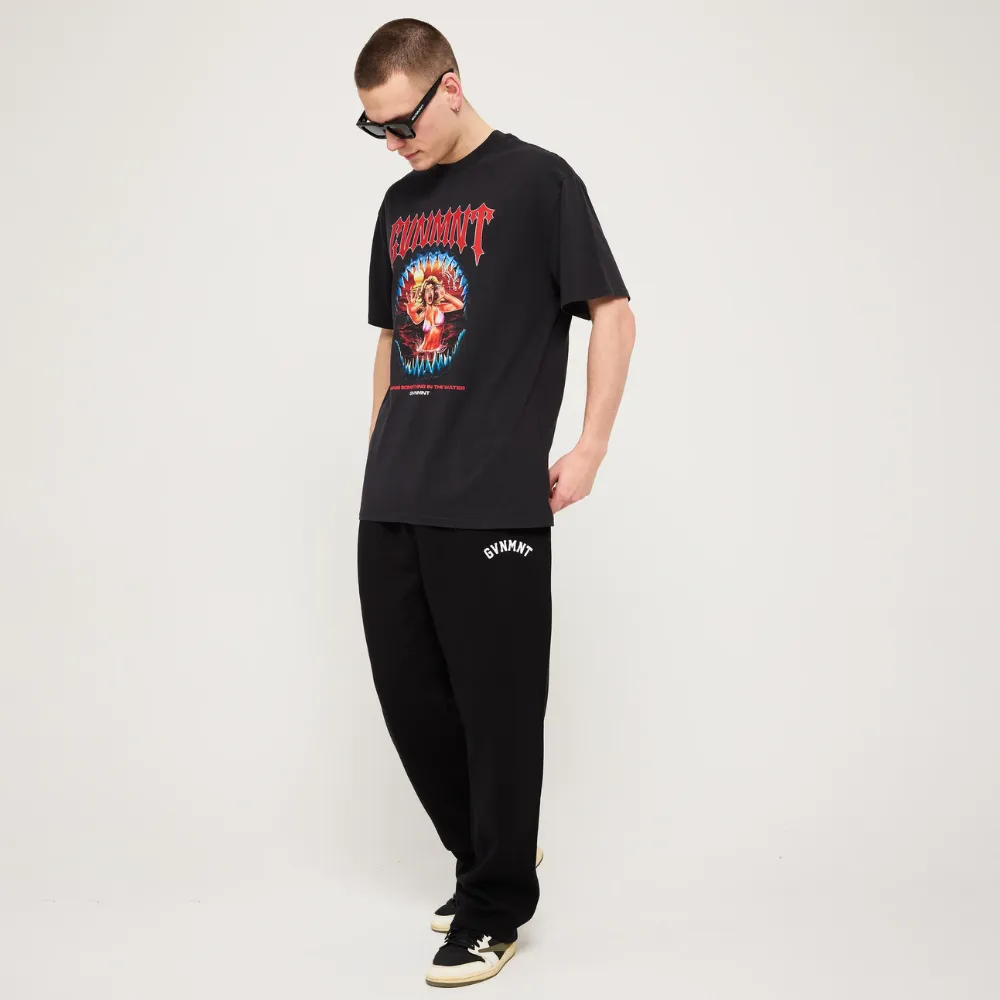 GVNMNT Clothing Co Something In The Water T-Shirt | Black