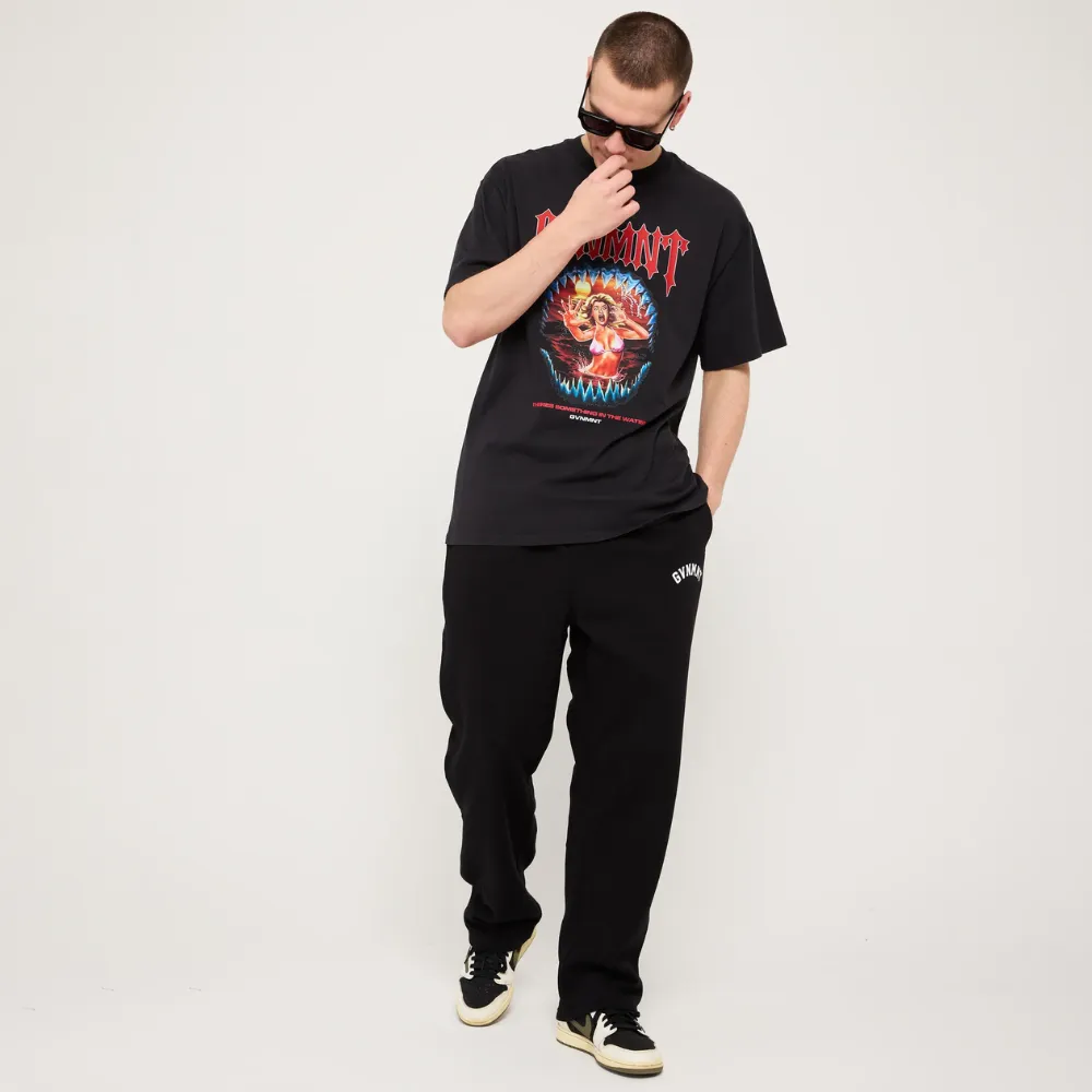 GVNMNT Clothing Co Something In The Water T-Shirt | Black