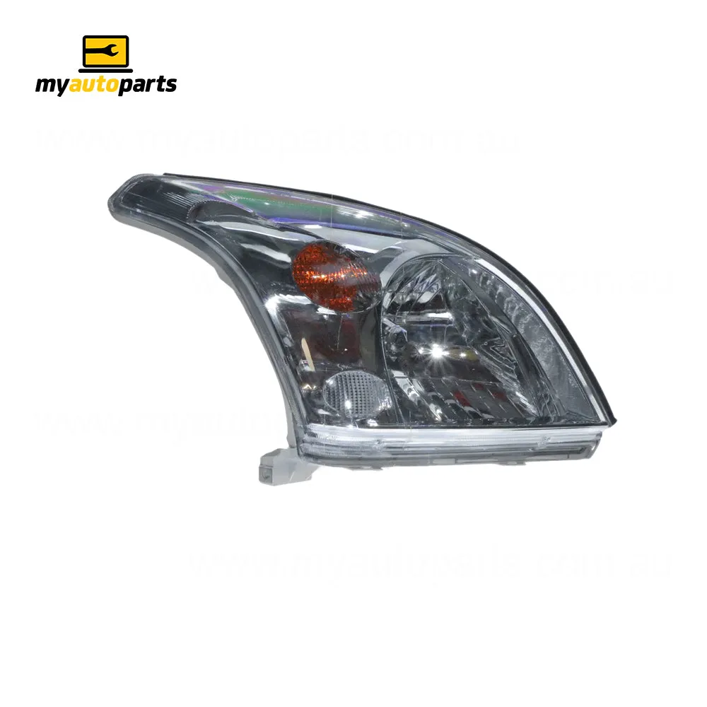 Halogen Head Lamp Drivers Side Certified Suits Toyota Prado 120 Series 2002 to 2009