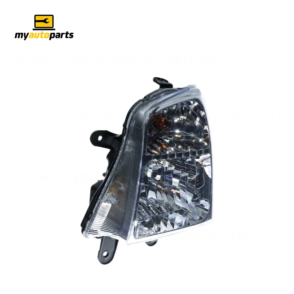 Halogen Head Lamp Passenger Side Genuine Suits Holden Rodeo RA 2003 to 2008
