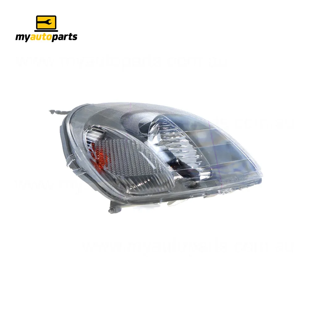 Halogen Manual Adjust Head Lamp Drivers Side Genuine Suits Toyota Echo NCP10R/NCP13R 2002 to 2005