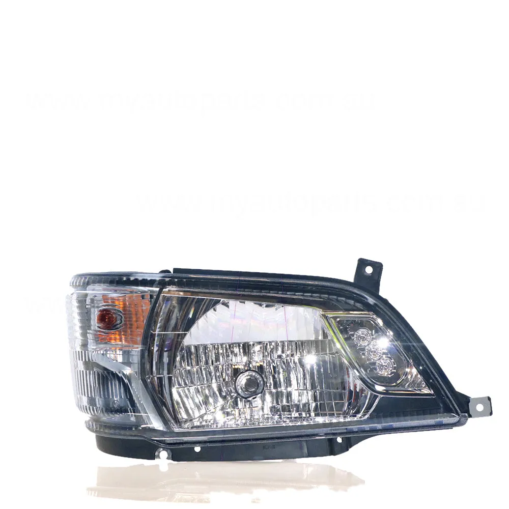 Head Lamp Drivers Side Genuine suits Hino 300 XZU605 and XKU655