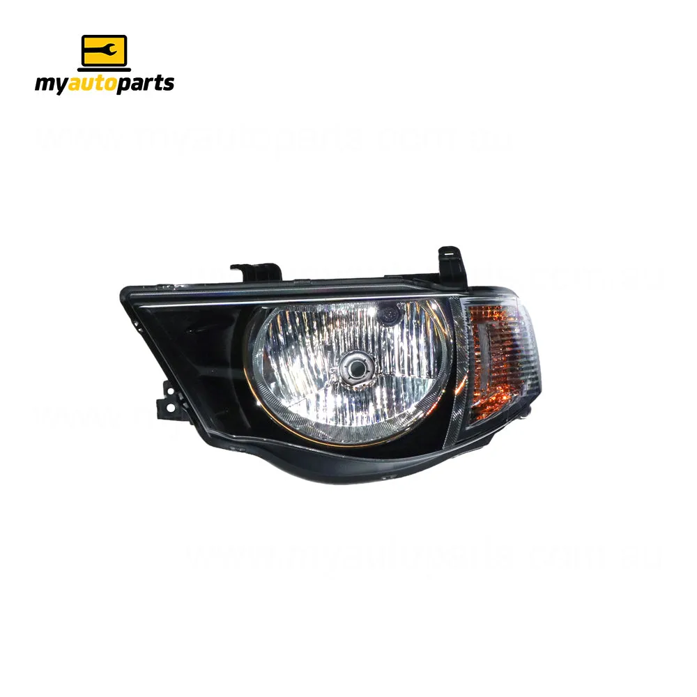 Head Lamp Passenger Side Genuine Suits Mitsubishi Triton MN 2009 to 2015