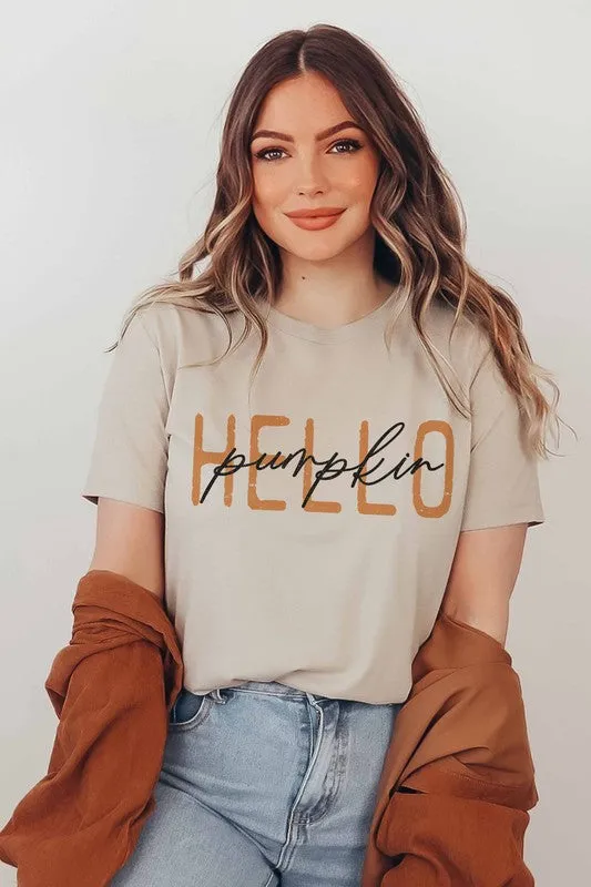 HELLO PUMPKIN GRAPHIC TEE