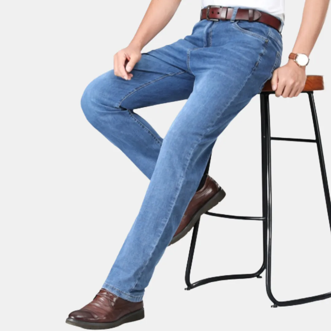 HerrenMode Hohe Taille Jeanshosen