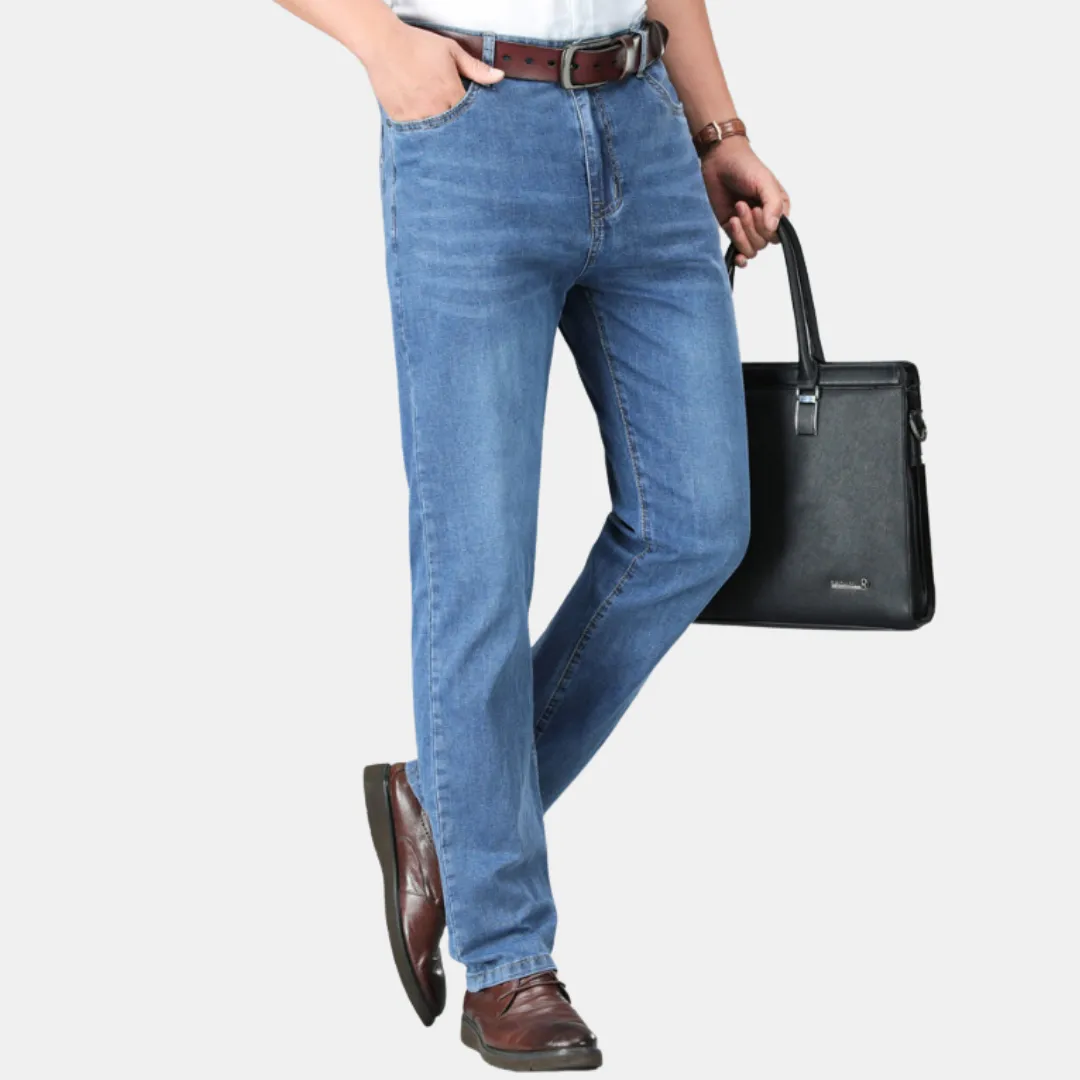 HerrenMode Hohe Taille Jeanshosen