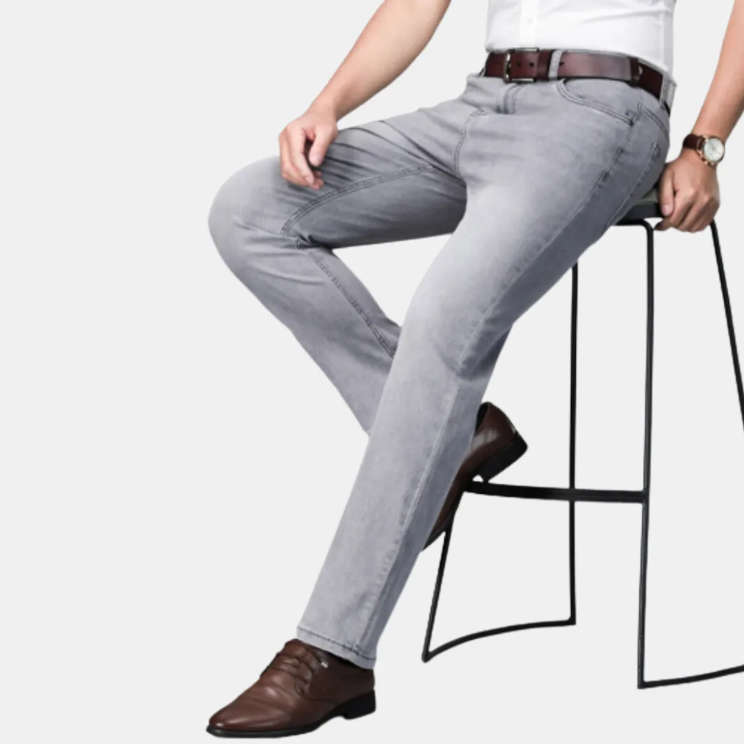 HerrenMode Hohe Taille Jeanshosen
