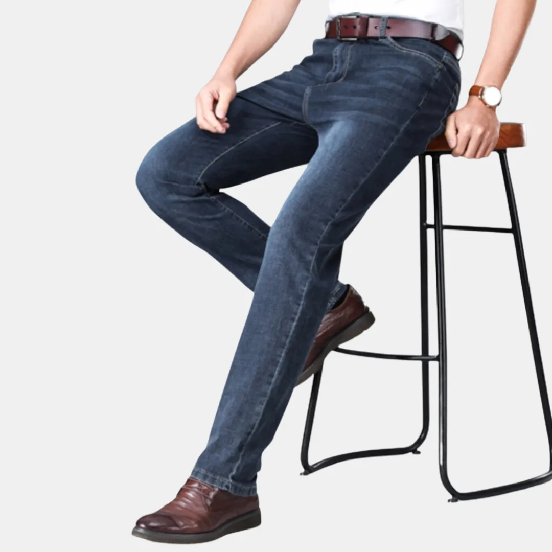 HerrenMode Hohe Taille Jeanshosen