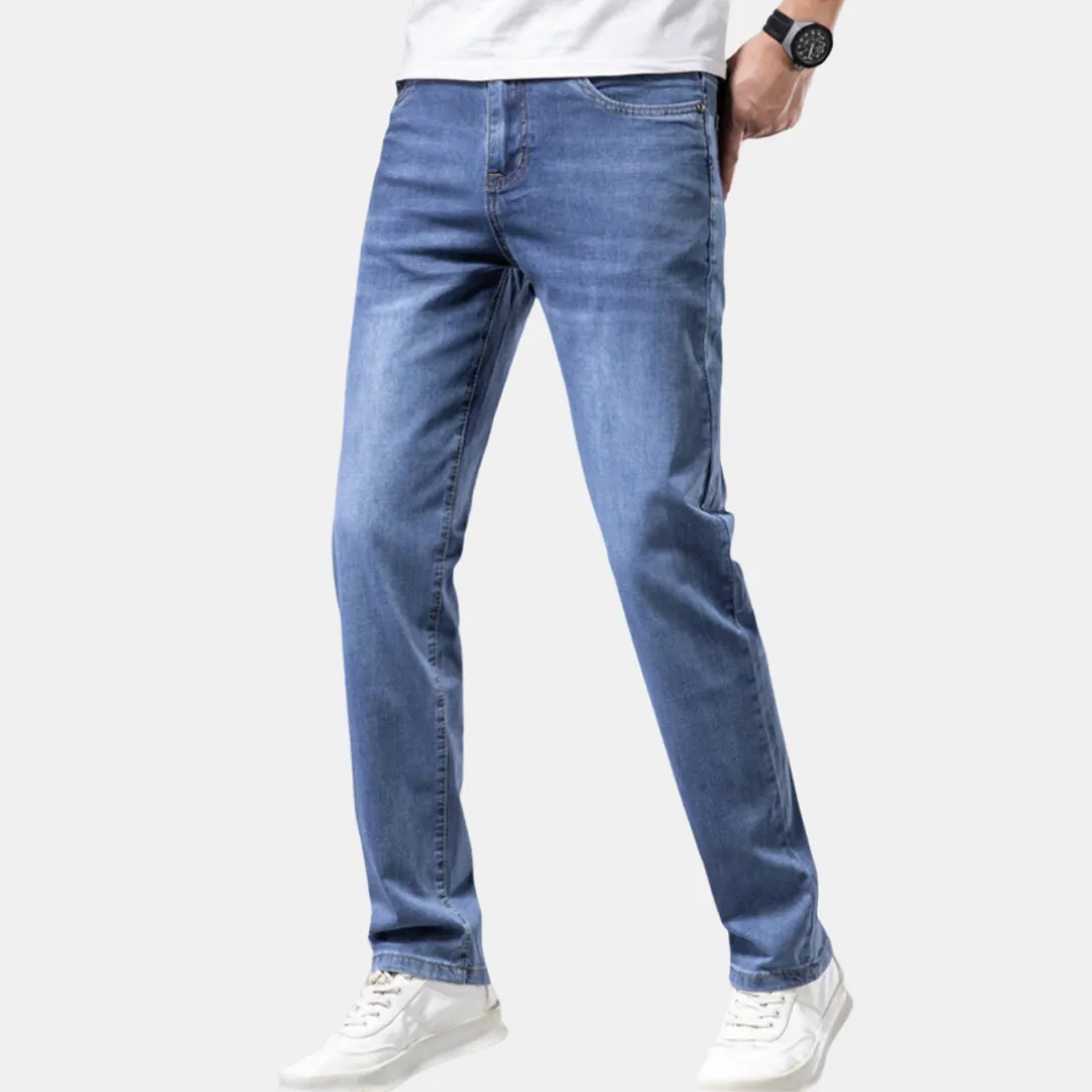 HerrenMode Hohe Taille Jeanshosen