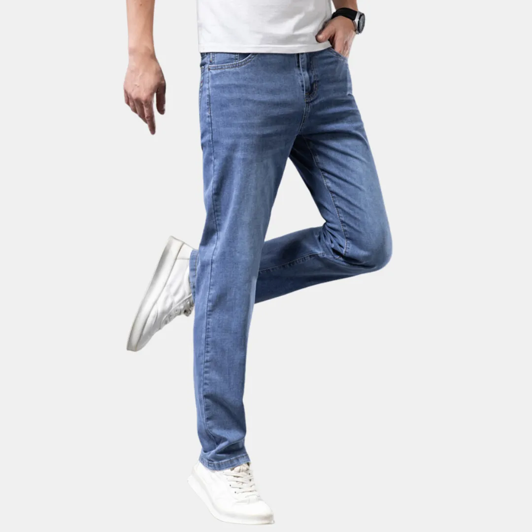 HerrenMode Hohe Taille Jeanshosen