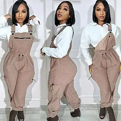 Hot selling loose fitting fashion jumpsuit AY3245