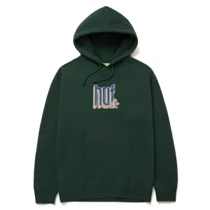 HUF Bookend Hoodie | Forest Green