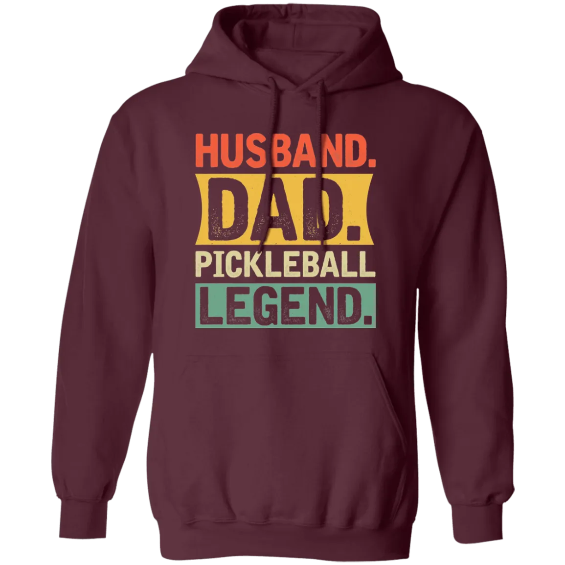 Husband Dad Pickleball Legend Pullover Hoodie